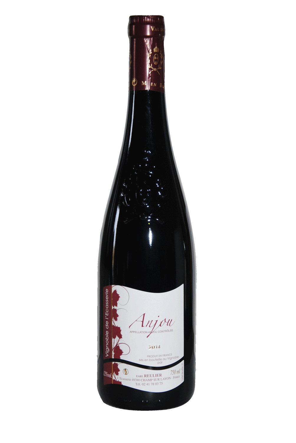 Anjou Rouge, Vignoble de l'Ecasserie, EARL REULIER
